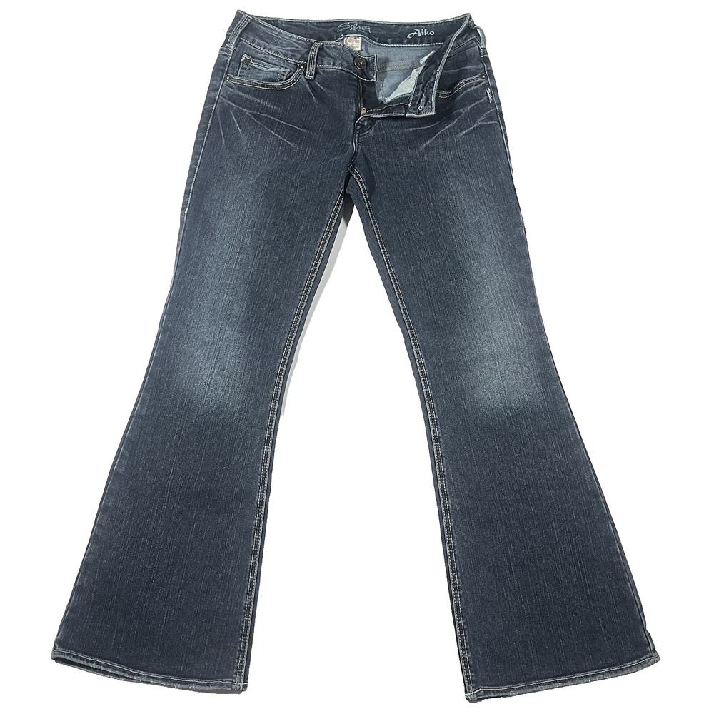 Womens Silver Jeans Aiko Boot Cut 29x31 Dark Wash Blue Denim